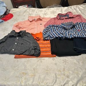 Bundles of 8pieces boy clothes sz 10-12